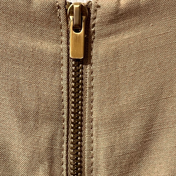 Linen Utility Peplum Dress - Picture 4 of 6